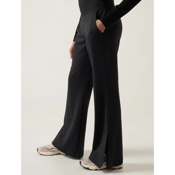 Athleta Pants - ATHLETA Venice Flare Pant Large L Black Venice Pant Wide Leg #882675 NEW size 2X